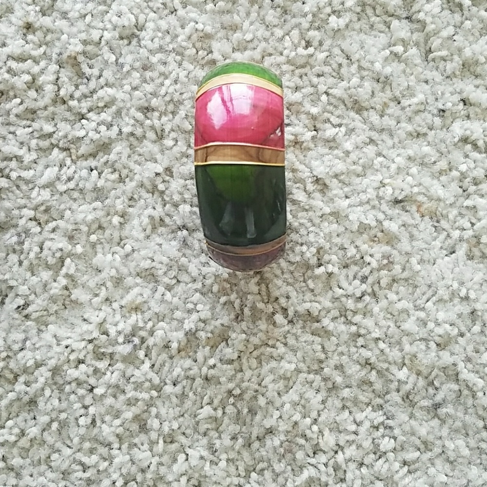 Red, Pink, Green, and Gold Bangle